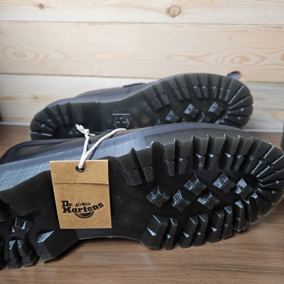 Doc Martens Adrian Quad Black Leather Slip On Platform Tassel Loafers SizeM9/W10 - Picture 10 of 14